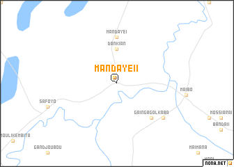 map of Mandayé II