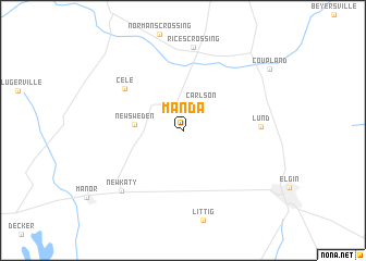 map of Manda