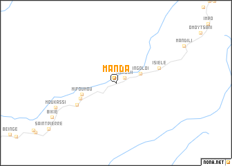 map of Manda