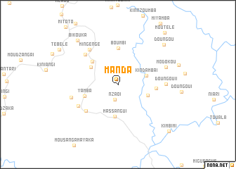 map of Manda