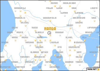 map of Manda