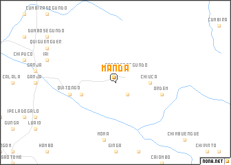 map of Manda