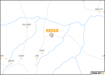 map of Manda