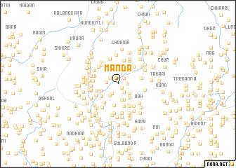 map of Manda