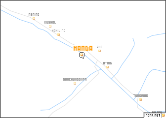 map of Manda