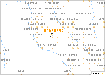 map of Mandebesa