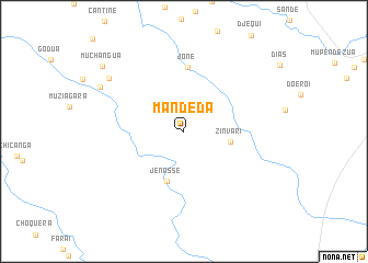 map of Mandeda