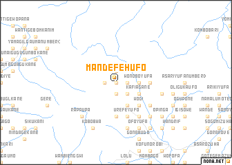 map of Mandefehufo