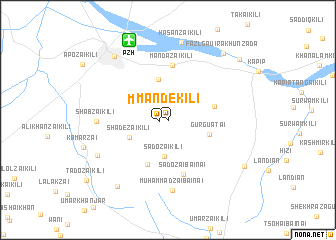 map of Mande Kili