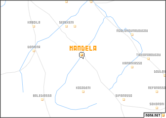 map of Mandéla