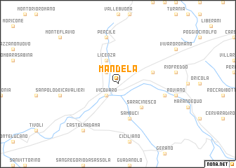 map of Mandela