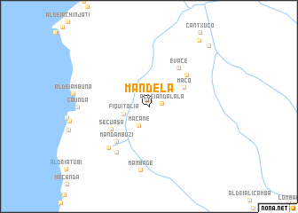 map of Mandela