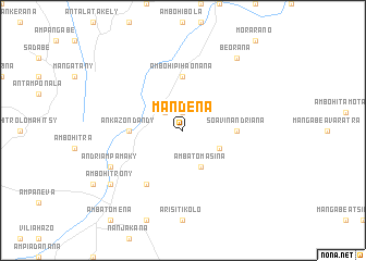 map of Mandena