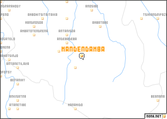 map of Mandendamba