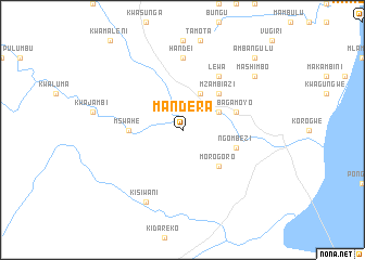 map of Mandera