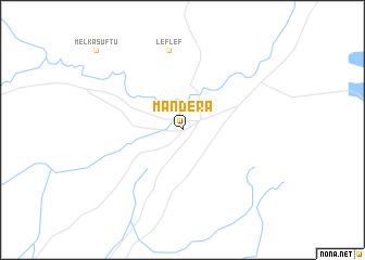 map of Mandera