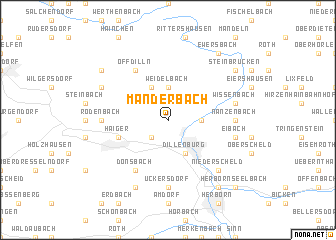 map of Manderbach