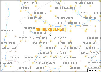 map of Mander Bolāghī