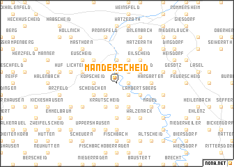 map of Manderscheid