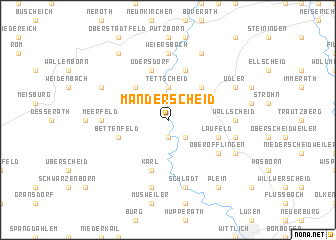 map of Manderscheid