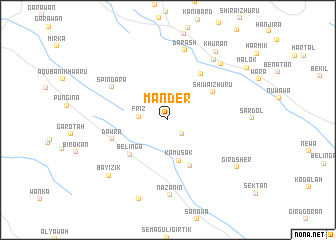 map of Mandēr