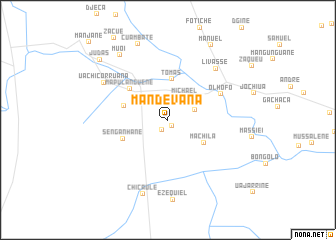 map of Mandevana