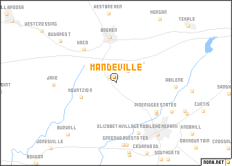 map of Mandeville