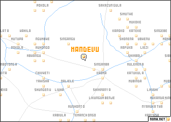 map of Mandevu