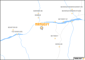 map of Mandevy