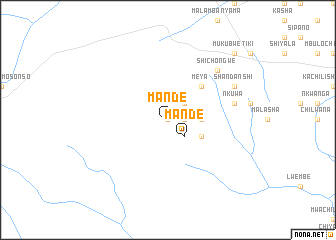 map of Mande