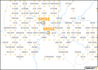 map of Mande