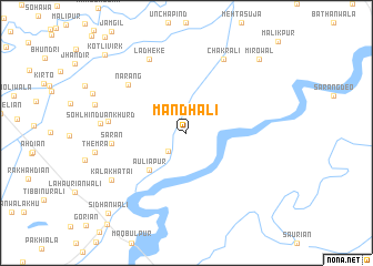 map of Mandhāli