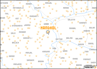 map of Mandhol