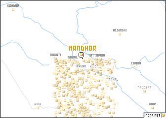 map of Mandhor