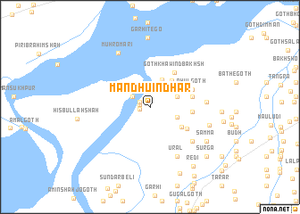 map of Mandhu Indhar