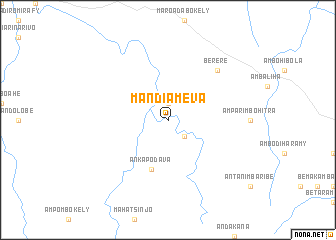 map of Mandiameva
