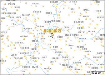 map of Mandiāri