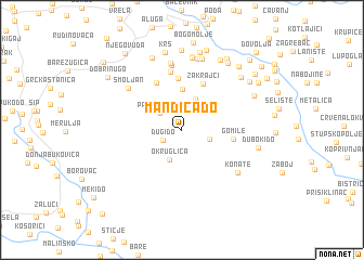 map of Mandića Do