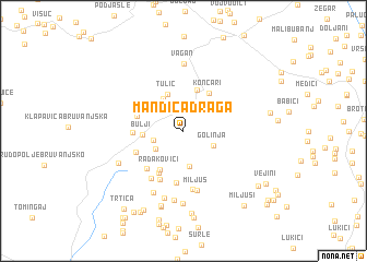 map of Mandića Draga