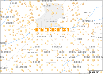 map of Mandi Chamrangān