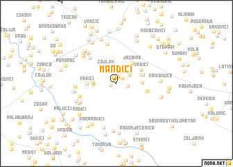 map of Mandići