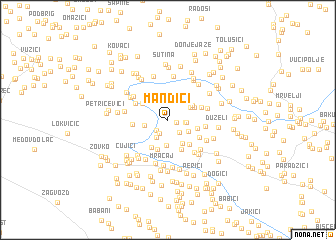 map of Mandići