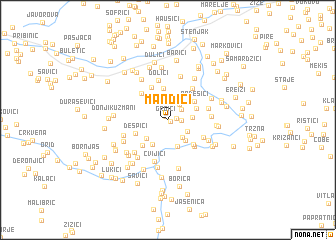 map of Mandići