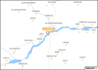 map of Mandié