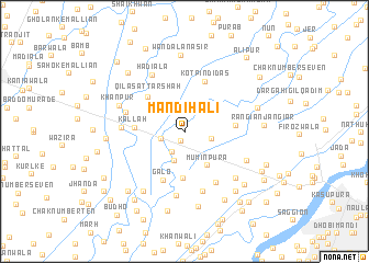 map of Mandīhāli