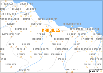 map of Mándiles