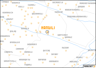 map of Mandılı