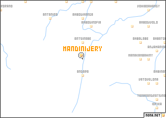 map of Mandinijery