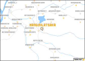 map of Mandinilatsaka