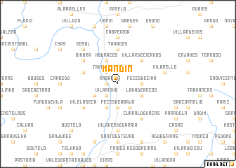 map of Mandín